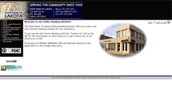 Desktop Screenshot of onlinebanking.statebankoflakota.com